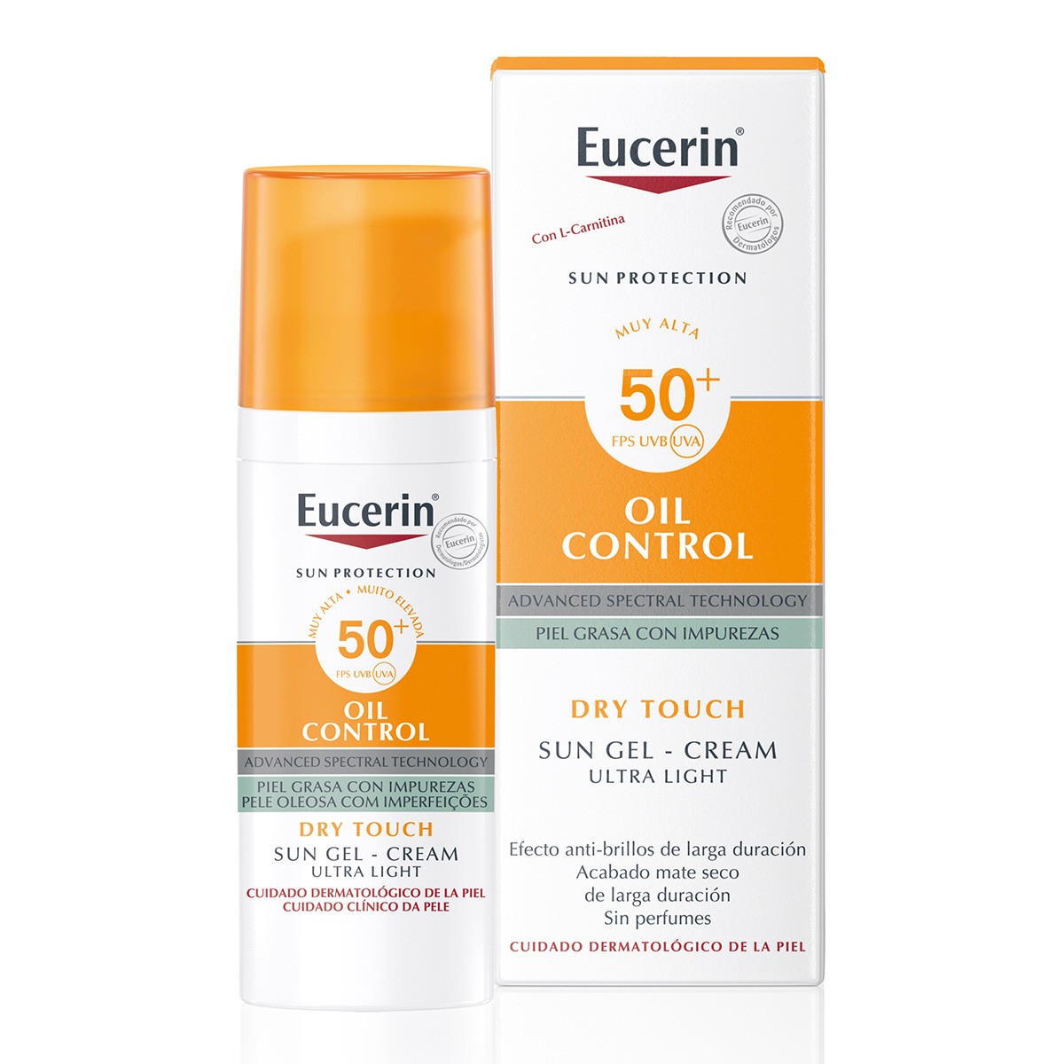 Imagen de Eucerin solar oil control dry F 50+ 50ml