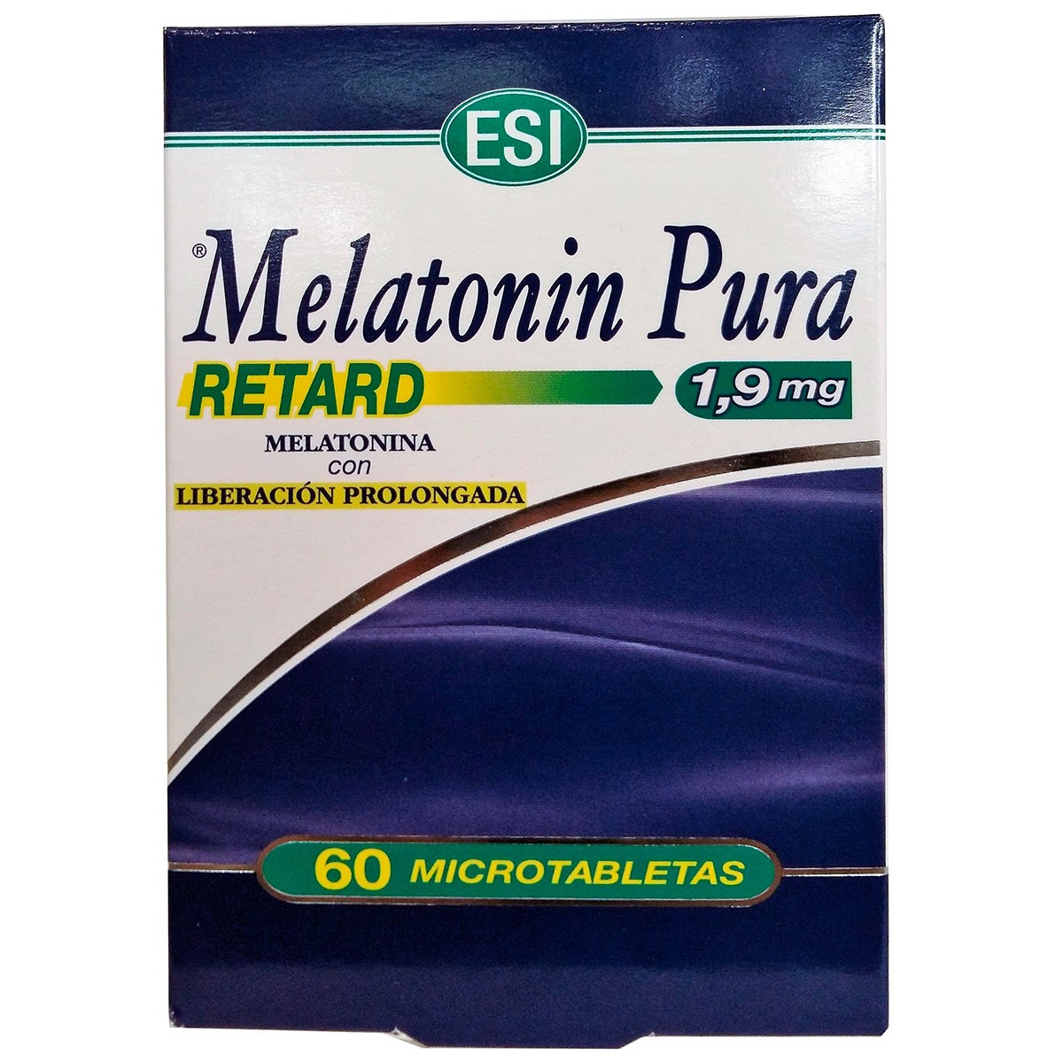 Imagen de Melatonin retard pura 1,9 mg 60 tabs trepa