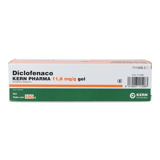 Imagen de Diclofenaco Kern Pharma 11,6 mg/g gel
